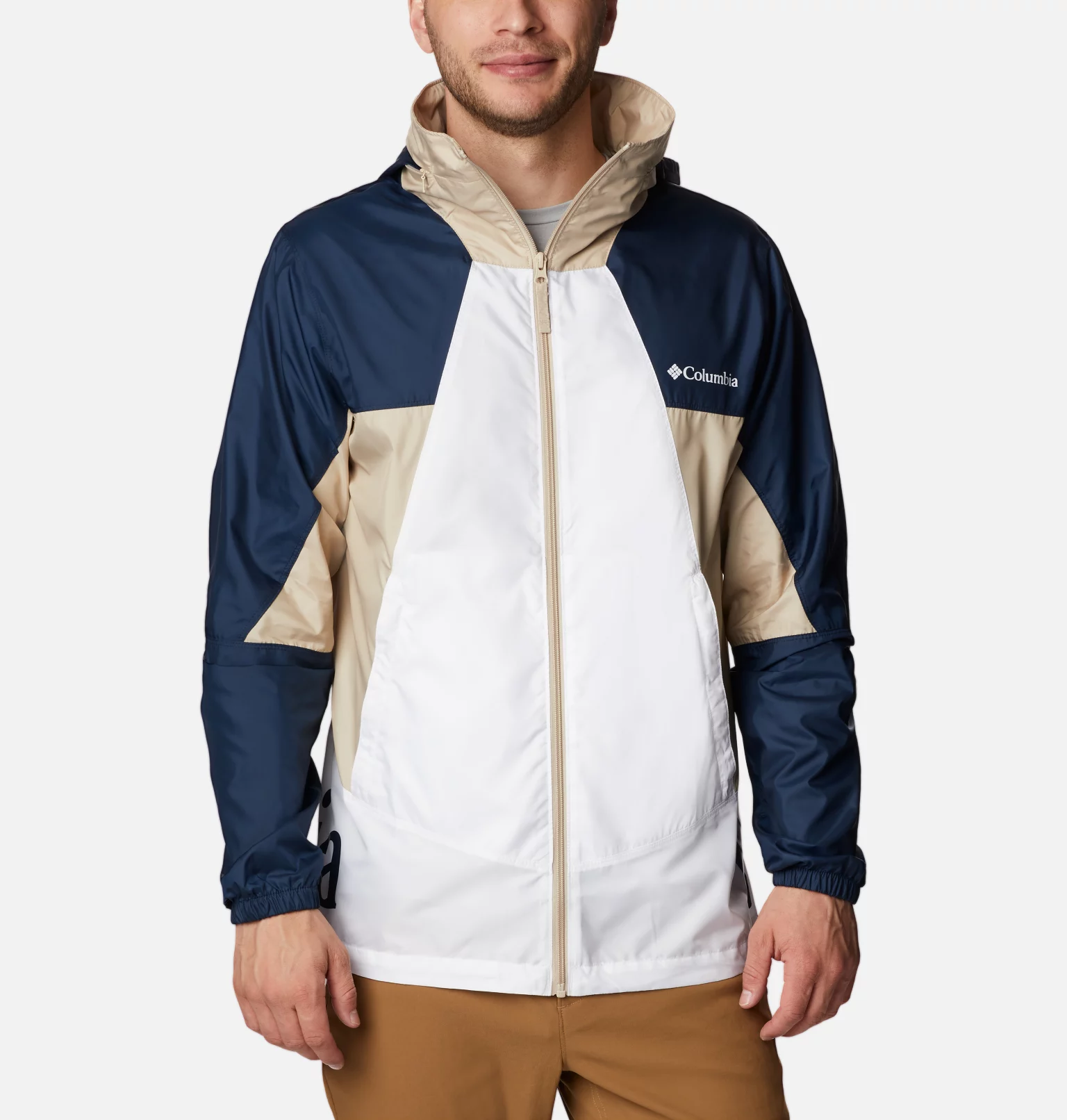 Veste Columbia Discovery Point Homme - Imperméable Respirante Omni-Tech - Sans PFC - Aération Sous-Bras